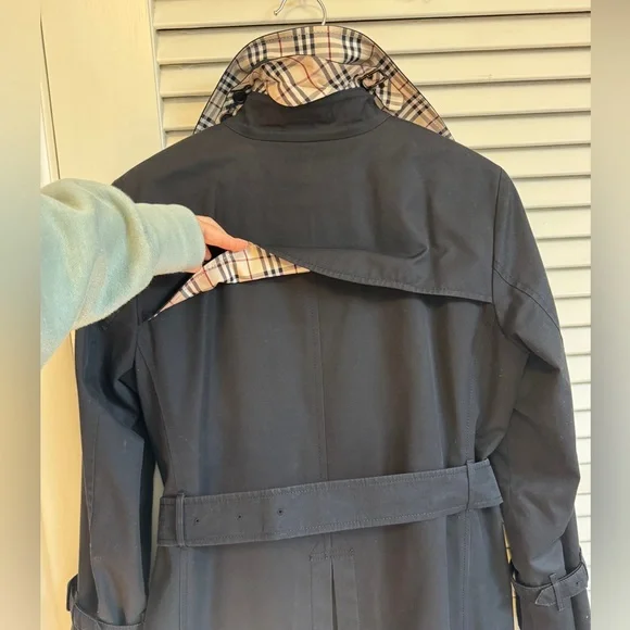 【Burberry】Nova Check Trench Coat Jacket with LinerSize S